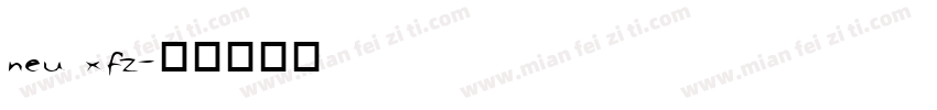 neu xfz字体转换